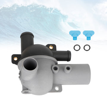 Manual Drain Water Distribution Housing for Mercruiser Inboard 863444T1 863444T2 - 0