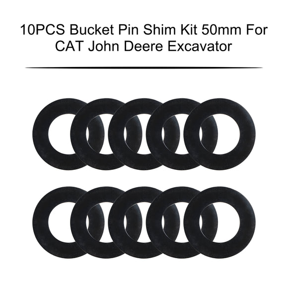 Bucket Pin Shim Kit 50mm For Cat John Deere Komatsu Excavator And Skid Steer