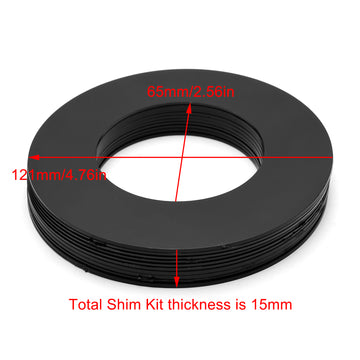 Cat Deere 130G Kobelco Hitachi Case Excavator Bucket Pin Shim Kit 65mm - 0