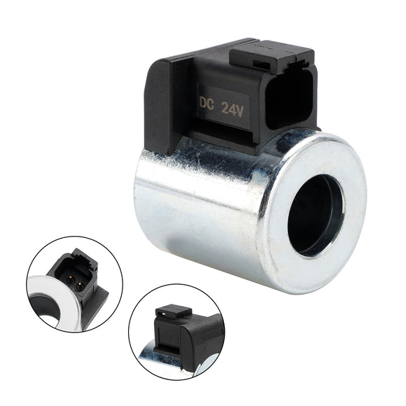 3036401 Solenoid Valve Coil Fits For Excavator Parts 24V DC