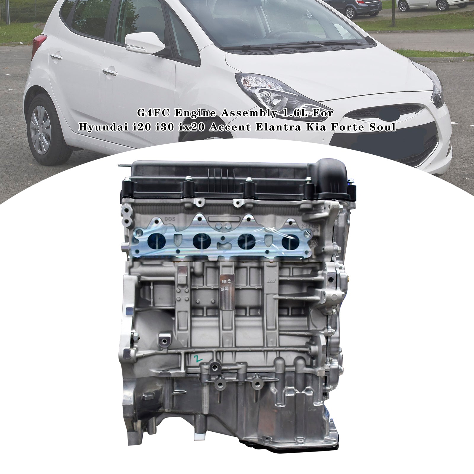 Hyundai 2007-2012 i30 G4FC 1.6L Engine Assembly