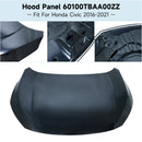 Honda 2016-2021 Civic Primed Hood Front Panel Coupe Sedan 60100TBAA00ZZ HO1230182-4