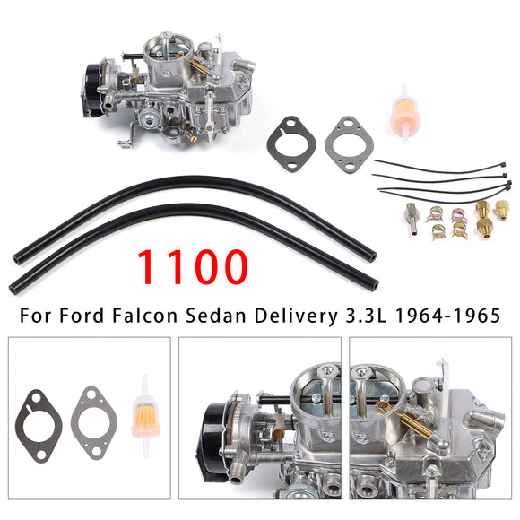 Ford Mustang Falcon 1963-1969, moteurs 6 cylindres 170/200, carburateur Autolite 1100 ND1101
