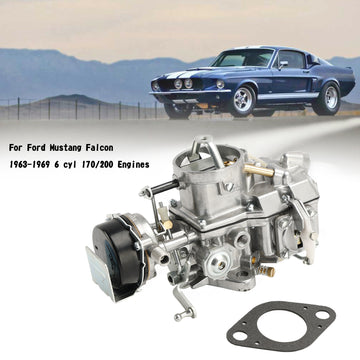 1963-1969 Ford Mustang Falcon 6 cyl 170/200 Engines Autolite 1100 Carburetor ND1101 Generic - 0