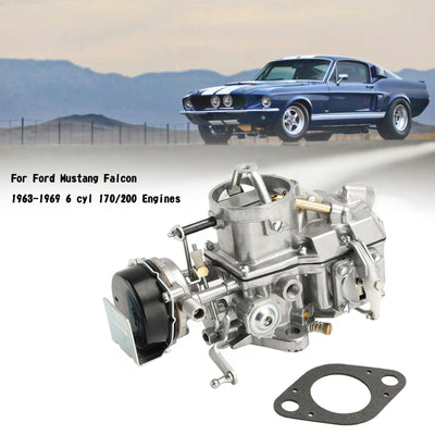 1963-1969 Ford Mustang Falcon 6 cyl 170/200 Engines Autolite 1100 Carburetor ND1101 Generic - 0