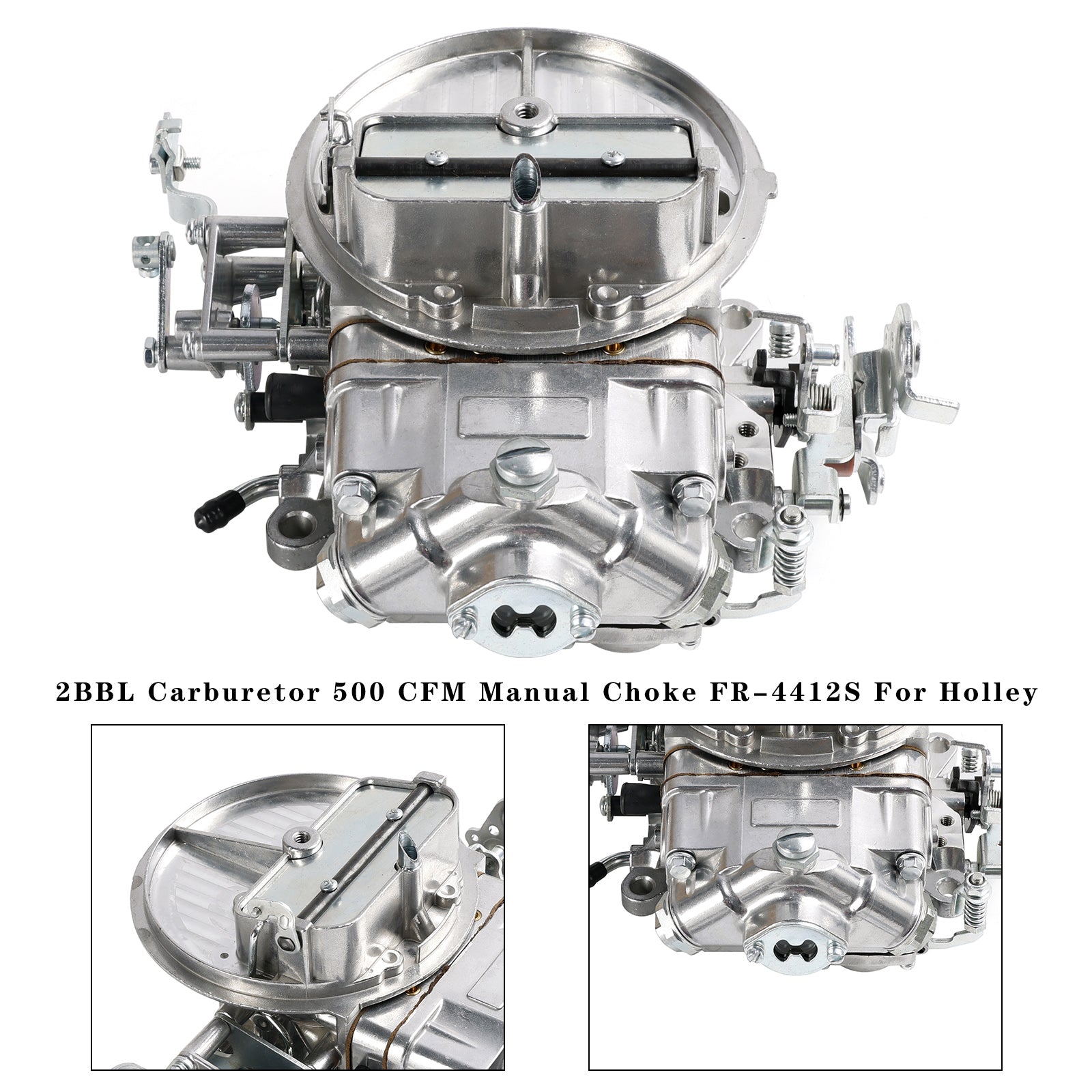 Holley 2BBL FR-4412S Vergaser 500 CFM Manueller Choke