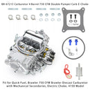 BR-67213 Carburetor 4 Barrel 750 CFM Double Pumper Carb E-Choke-2