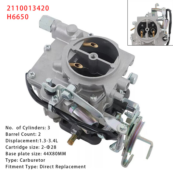 Vergaser 21100-13420 für Toyota Gabelstapler Corolla Liteace 1982-1989