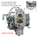 Vergaser 16010-21G61 für Nissan 720 Pickup 2.4L Z24 Motor 1983-1986-14