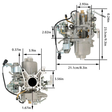 Mitsubishi Lancer Proton Saga 4G13 4G15 Carburetor Carb MD192036 - 0