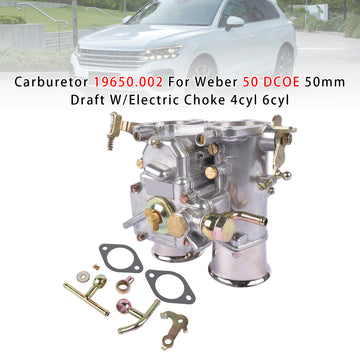 Weber 50 DCOE 50mm Draft W/Electric Choke 4cyl 6cyl Carburetor 19650.002 - 0