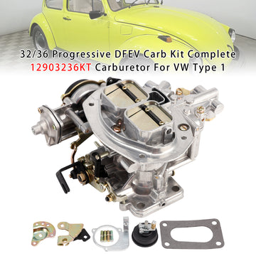 VW Type 1 32/36 Progressive DFEV Carb Kit Complete 12903236KT Carburetor - 0
