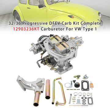 VW Type 1 32/36 Progressive DFEV Carb Kit Complete 12903236KT Carburetor - 0