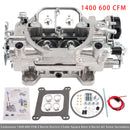 Carburetor 1400 600 CFM 4 Barrel Electric Choke Square Bore 4-Barrel Air Valve Secondary-5