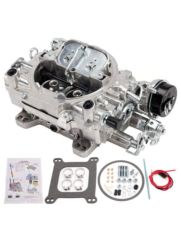 Carburetor 1400 600 CFM 4 Barrel Electric Choke Square Bore 4-Barrel Air Valve Secondary