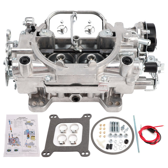 Carburetor 1400 600 CFM 4 Barrel Electric Choke Square Bore 4-Barrel Air Valve Secondary