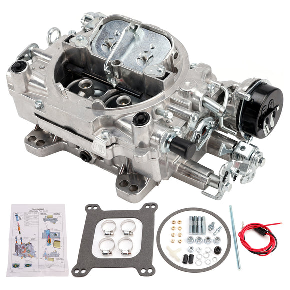 Carburetor 1400 600 CFM 4 Barrel Electric Choke Square Bore 4-Barrel Air Valve Secondary