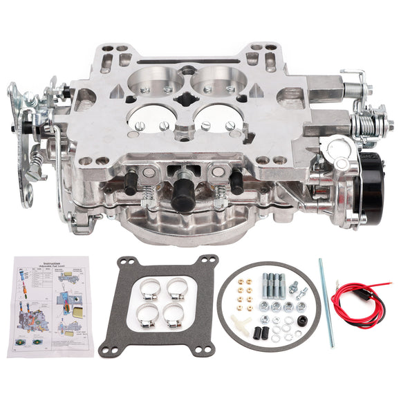 Carburetor 1400 600 CFM 4 Barrel Electric Choke Square Bore 4-Barrel Air Valve Secondary