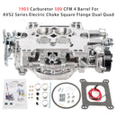 AVS2 Series Electric Choke Square Flange Dual Quad 1903 Carburetor 500 CFM 4 Barrel-2