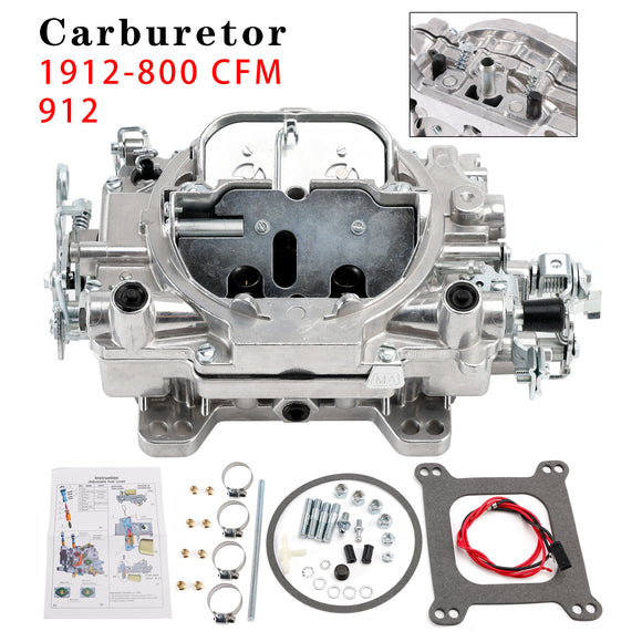 1912 Thunder Series AVS2 800 CFM Carburetor Square Flange 4 Barrels 1912-800