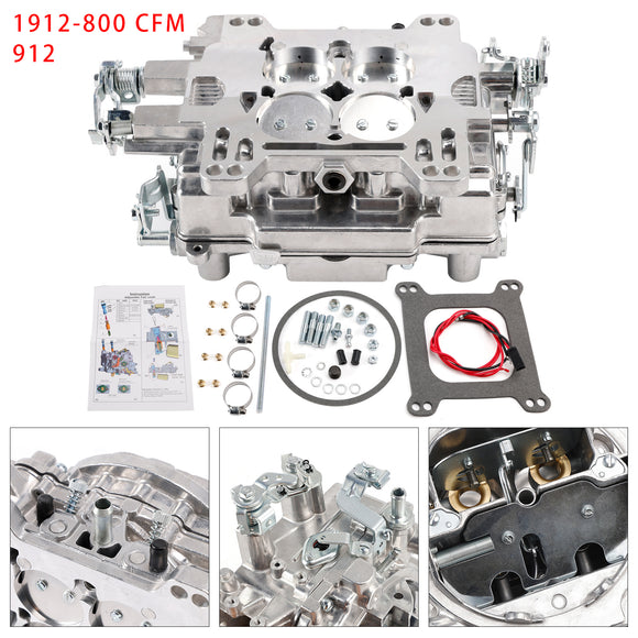 1912 Thunder Series AVS2 800 CFM Carburetor Square Flange 4 Barrels 1912-800