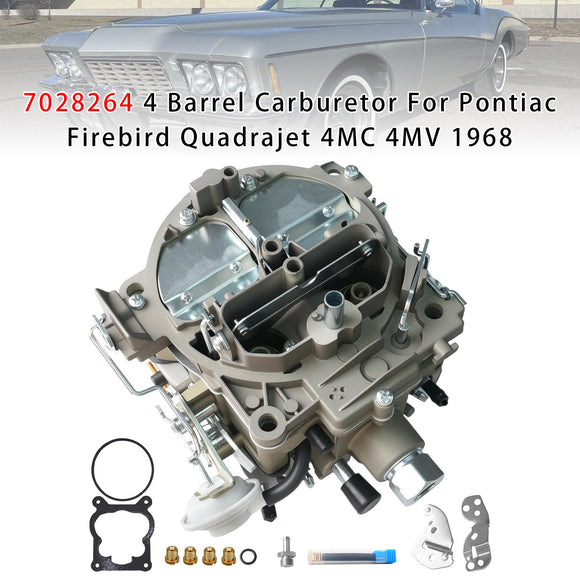 Pontiac Firebird Quadrajet 4MC 4MV 1968 7028264 4 Barrel Carburetor