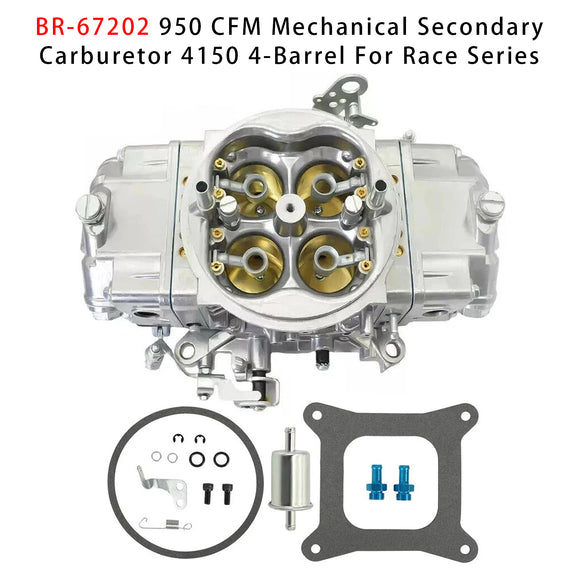 Race Series BR-67202 950 CFM Mechanical Secondary Carburetor 4150 4-Barrel