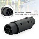SAE Type 2 to Type 1 EV Charging Cable Car Charger Adapter IEC 62196 2 to J1772-5