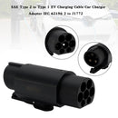 SAE Typ 2 auf Typ 1 EV Ladekabel Autoladegerät Adapter IEC 62196 2 auf J1772 Neujahrsverkauf-15