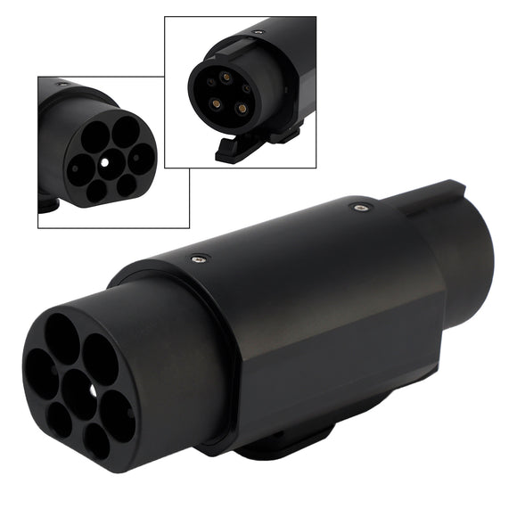 SAE Typ 2 auf Typ 1 EV Ladekabel Autoladegerät Adapter IEC 62196 2 auf J1772 Neujahrsverkauf