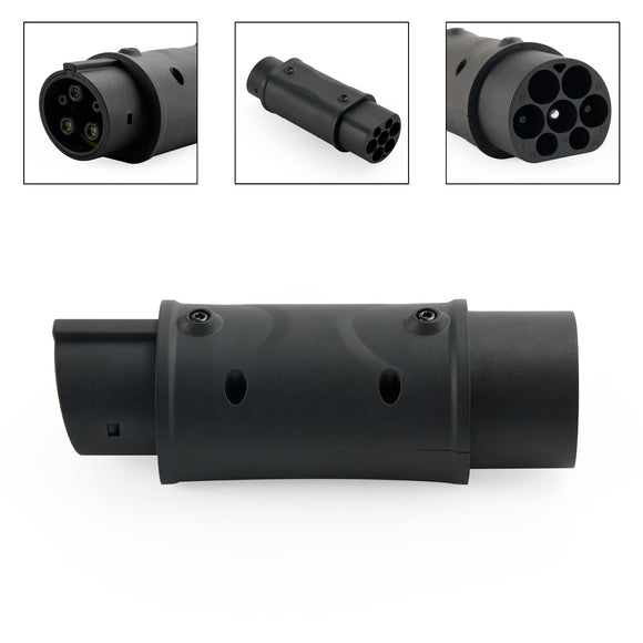 SAE Type 2 to Type 1 EV Charging Cable Car Charger Adapter IEC 62196 2 to J1772