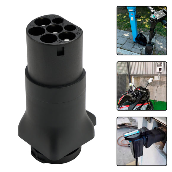 V2L Type 2 to Euro Plug Discharge EV Charger Adapter 16A EVSE IEC 62196 Plug