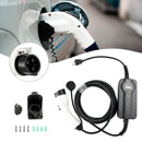 EV J1772 J1772A Ladegerät für Elektroautos für Zuhause, 100–240 V, 16 A, einstellbar, 7 Meter, Level 2-5