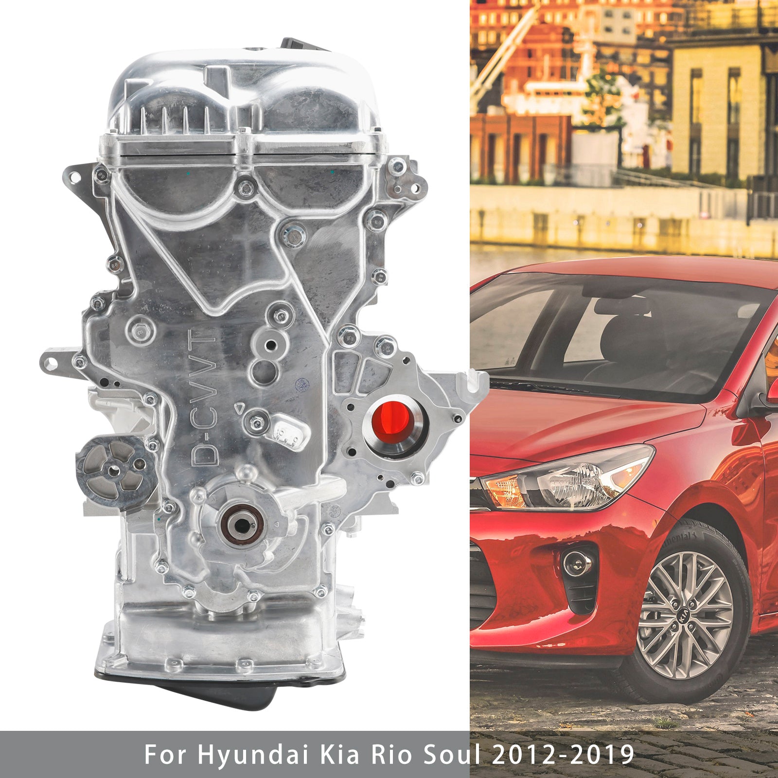 Hyundai Kia Rio Soul 2012-2019 G4FD 1.6L Engine Assy 1591CC GAS Long Block New Year Sale - 0