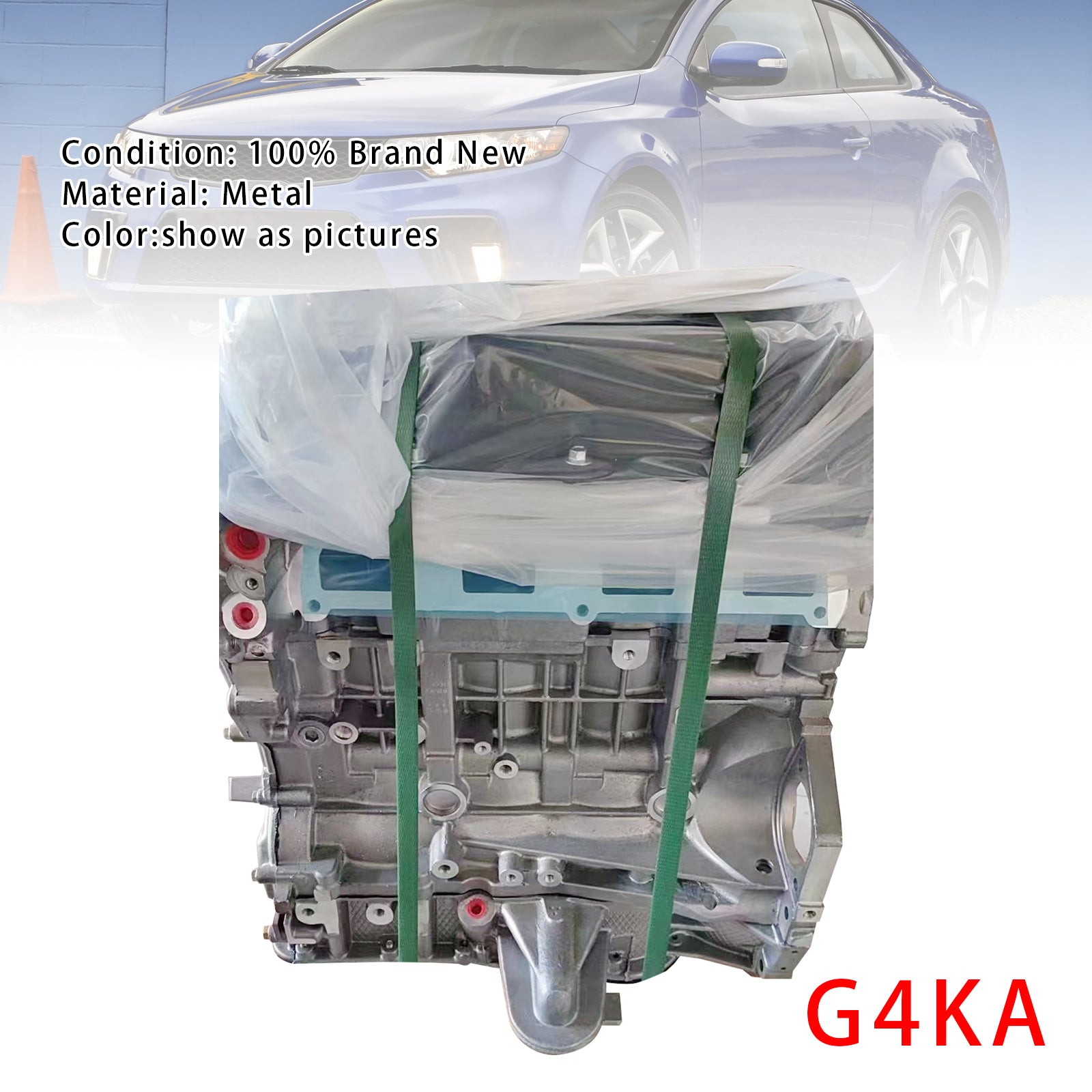Hyundai Kia Optima Forte Sonata Sorrento Brand New G4KA Engine Assembly 2.0L