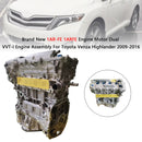 Toyota Venza Highlander 2009-2016 New 1AR-FE 1ARFE Engine Motor Dual VVT-i Engine-4