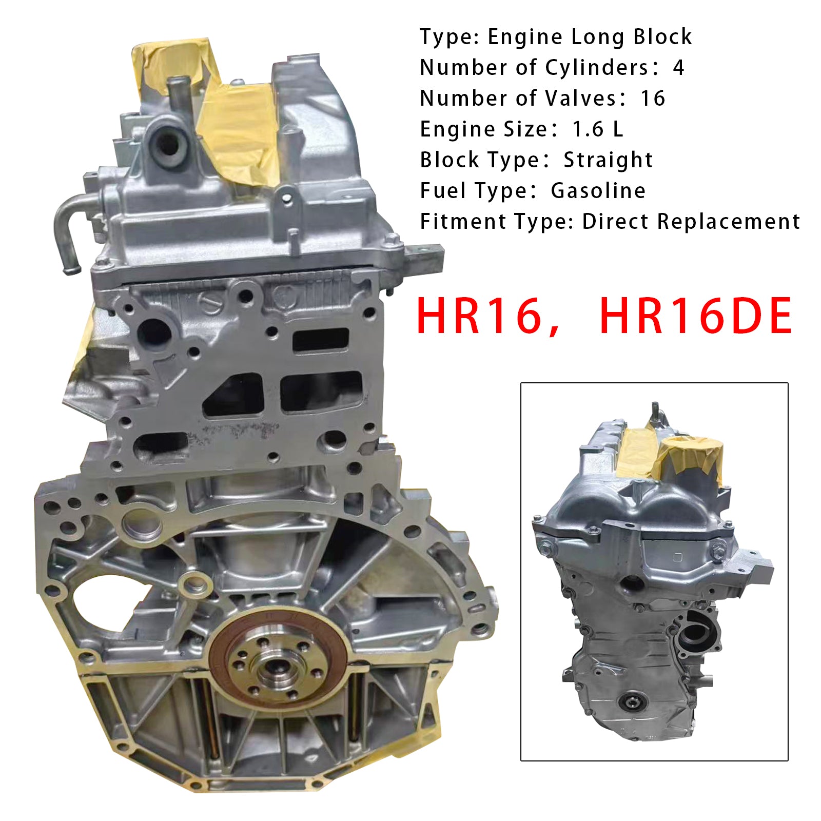 Nissan Versa Note Cube 1.6L 2013-2019 New HR16 HR16DE Motor Engine Assembly