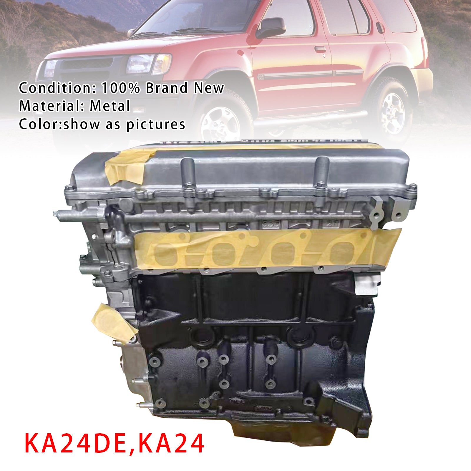 Nissan Frontier 2.4L 1998-2004 New KA24DE Motor Engine Block KA24