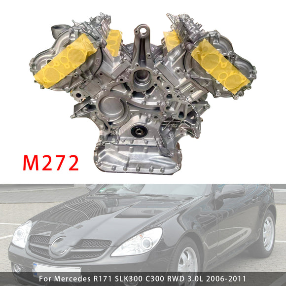 New M272 Engine Motor Assembly For Mercedes R171 SLK300 C300 RWD 3.0L 2006-2011