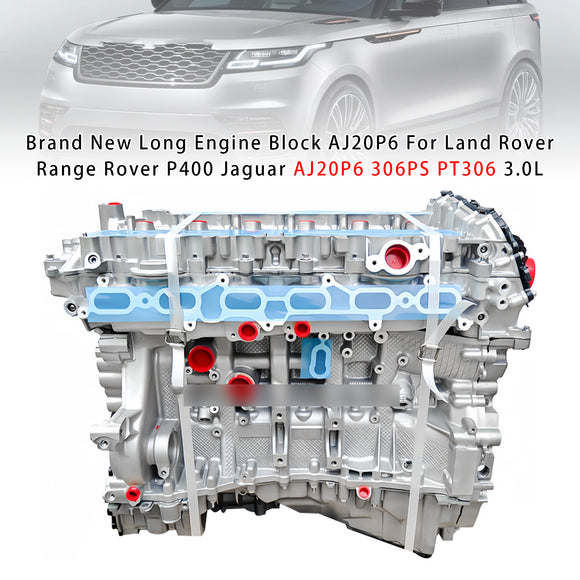 Brand New Long Engine Block AJ20P6 For Land Rover Range Rover P400 Jaguar AJ20P6 306PS PT306 3.0L