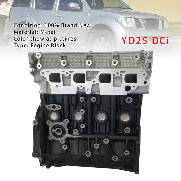Nissan Navara Aventura R51 Pathfinder 2005-2012 Brand New Long Engine Block YD25 DCi