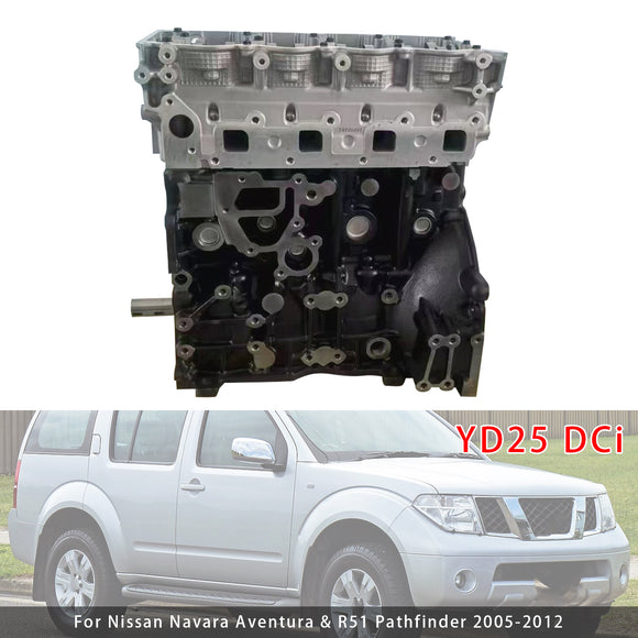 Nissan Navara Aventura R51 Pathfinder 2005-2012 Brand New Long Engine Block YD25 DCi