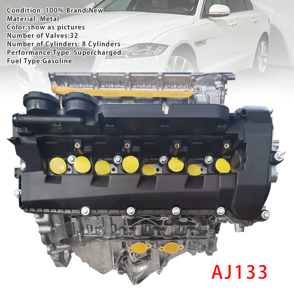 2015-2019 Jaguar XF / XFR-S 5.0L 4WD Engine Motor Assembly AJ133 Generic