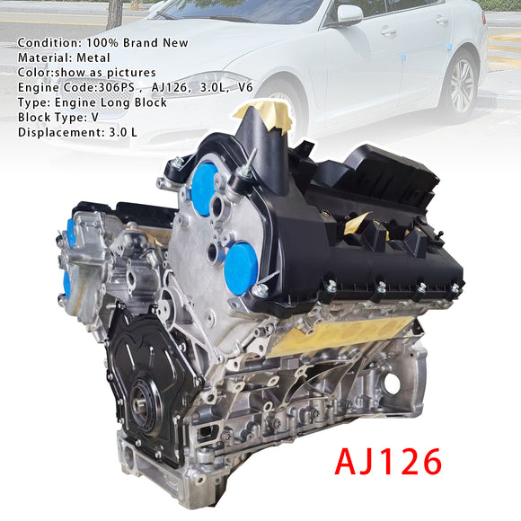 Long Engine Block AJ126 For Land Rover Discovery 306PS Jaguar 3.0L V6 2016-2018