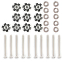Set of 10 RV Ladder Repair Kit nuts Stainless Bunk Motorhome Parts Camper Trailer Coach-1