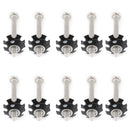 Set of 10 RV Ladder Repair Kit nuts Stainless Bunk Motorhome Parts Camper Trailer Coach-10