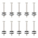Set of 10 RV Ladder Repair Kit nuts Stainless Bunk Motorhome Parts Camper Trailer Coach-12