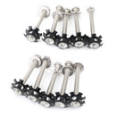 Set of 10 RV Ladder Repair Kit nuts Stainless Bunk Motorhome Parts Camper Trailer Coach-16