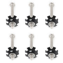 6Pcs Repair Kit Star nuts 1/4-20 screws For 1" OD tube Threadless Forks-11