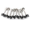 Kit de réparation d'échelle de camping-car, ensemble de 8 écrous, pièces de camping-car en acier inoxydable, remorque de camping-car, entraîneur-16